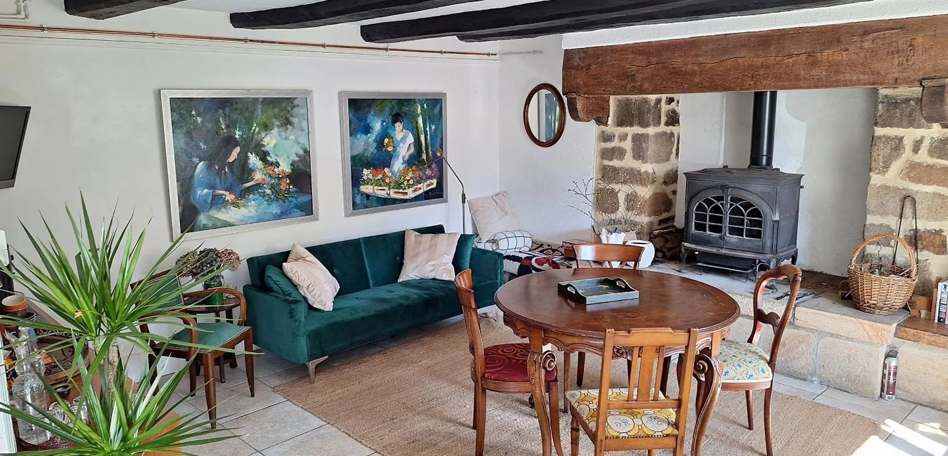 Couette-café Gîte du Vert Rivage à Stang Korvenn Laz